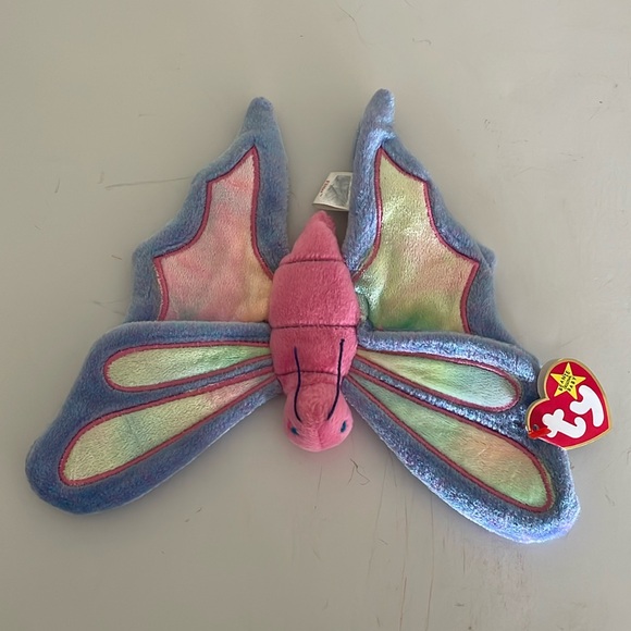 1999 Flitter the Butterfly Beanie Baby - Picture 1 of 11